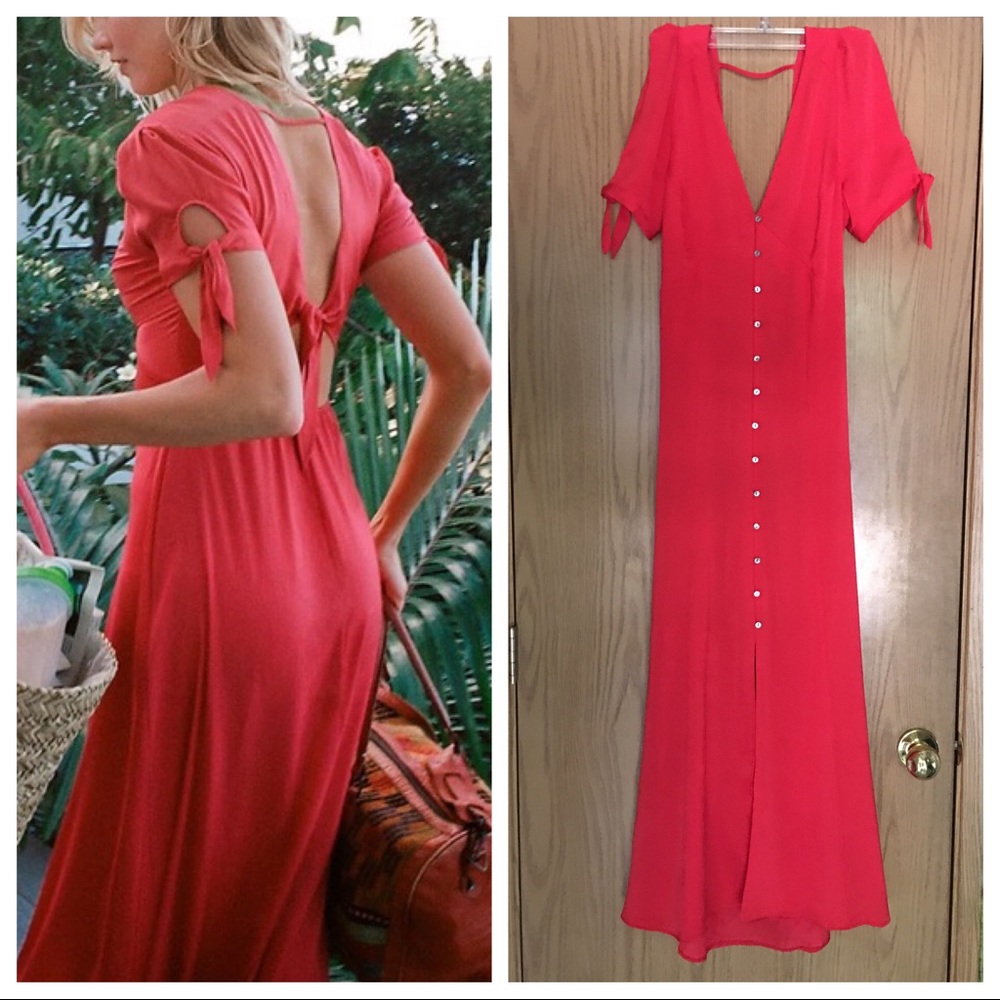 Karlie Kloss X Express Red Maxi Dress